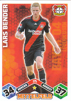 Lars Bender Bayer 04 Leverkusen 2010/11 Topps MA Bundesliga #175